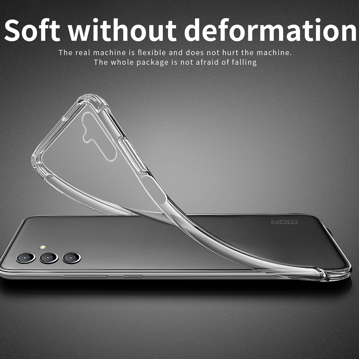 MOFI For Samsung Galaxy A16 5G / A16 4G Case Anti-Scratch Clear Soft TPU Phone Cover