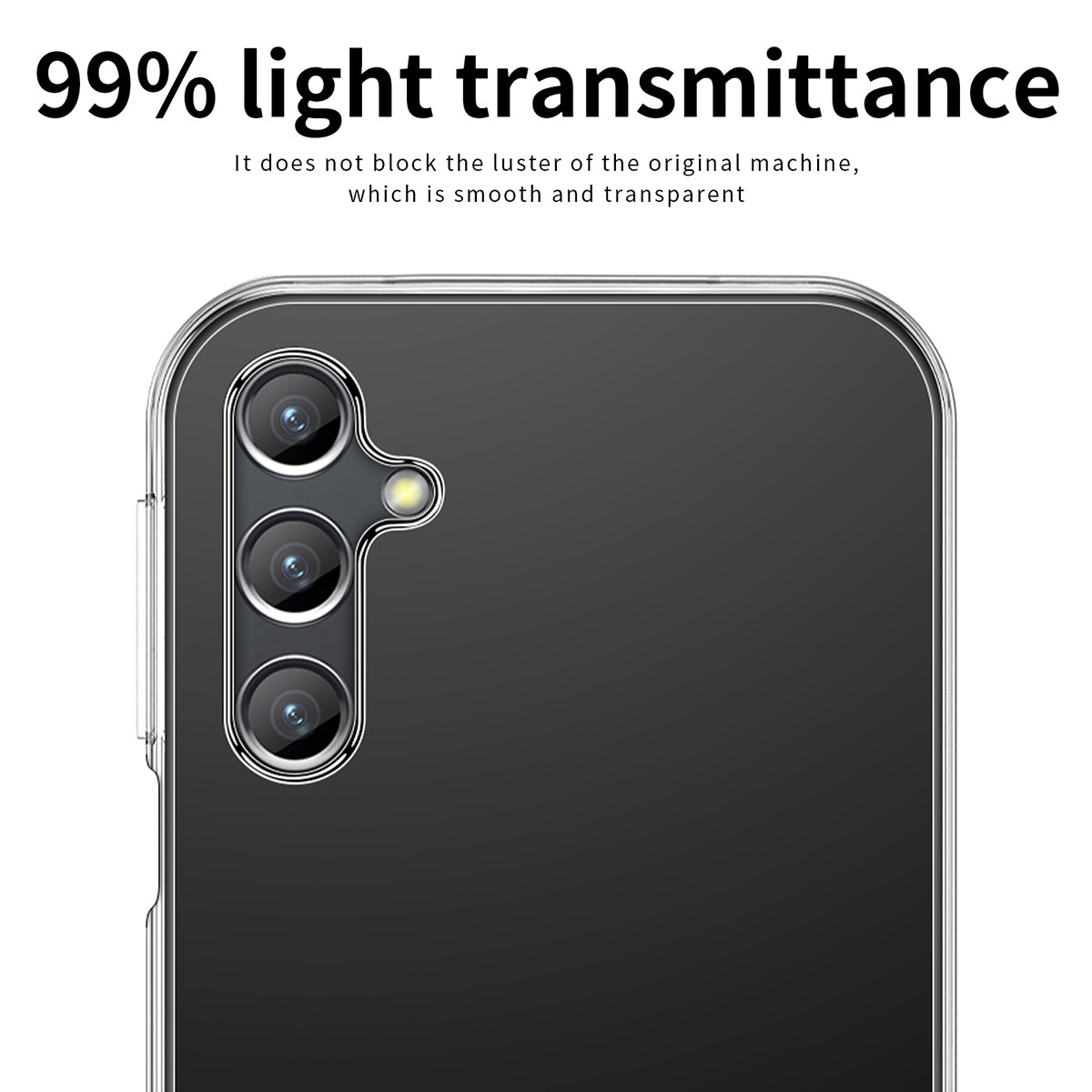 MOFI For Samsung Galaxy A16 5G / A16 4G Case Anti-Scratch Clear Soft TPU Phone Cover