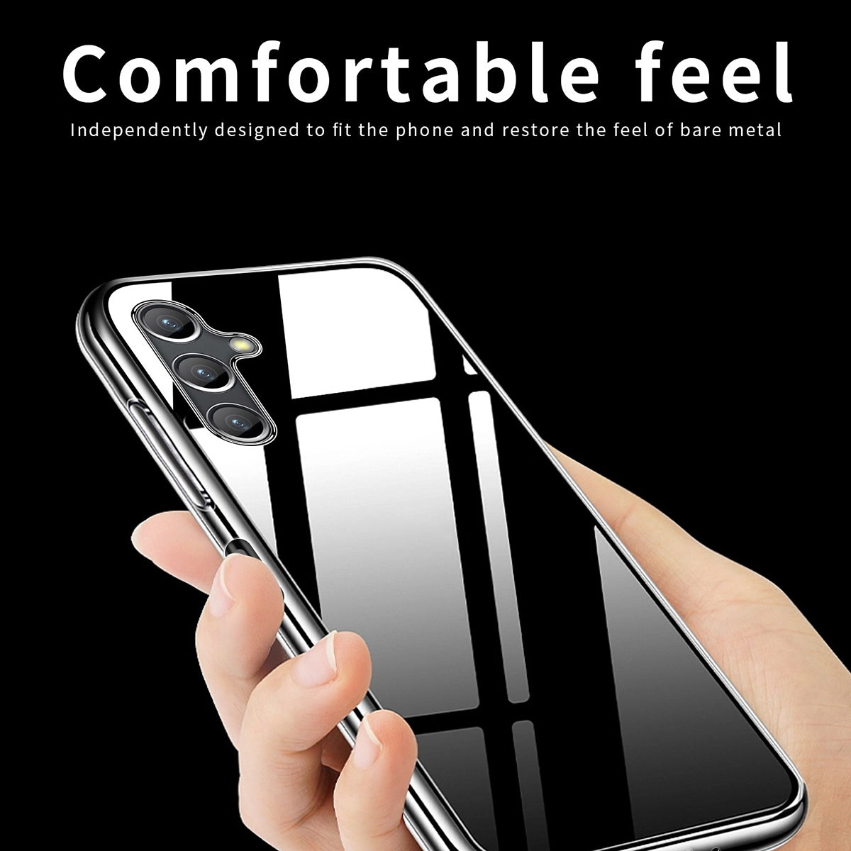 MOFI For Samsung Galaxy A16 5G / A16 4G Case Anti-Scratch Clear Soft TPU Phone Cover