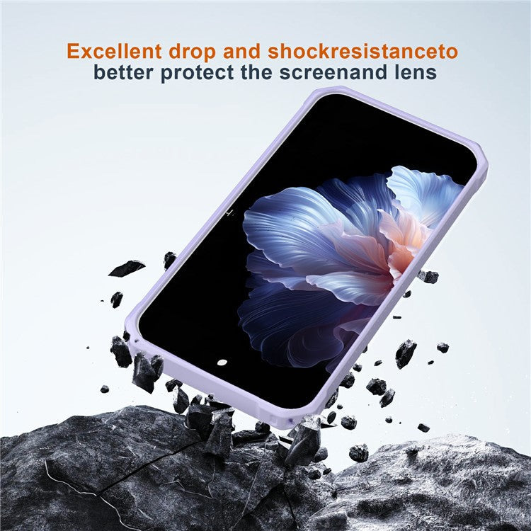 For Google Pixel 9 / 9 Pro Case Compatible with MagSafe Protective TPU+PC Hybrid Phone Cover - Light Purple