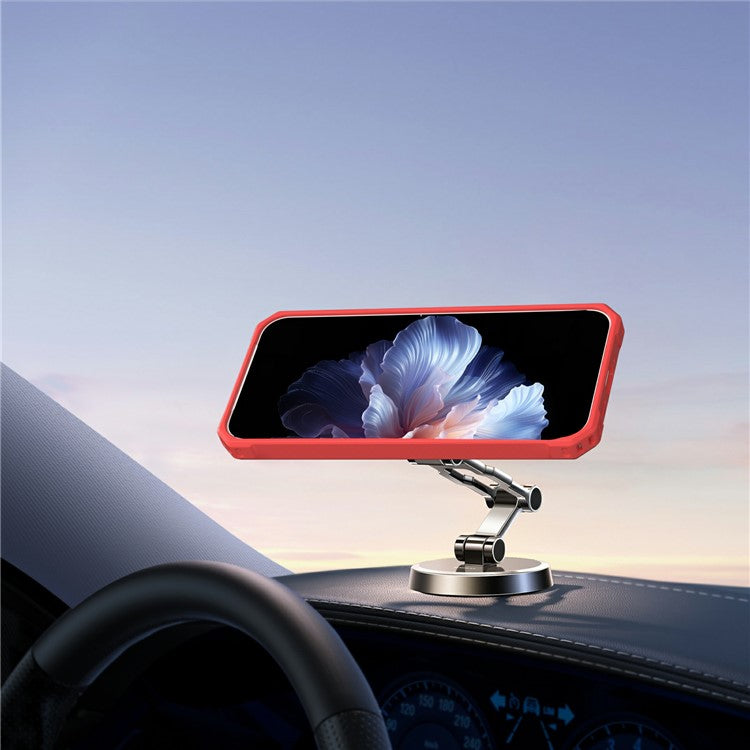 For Google Pixel 9 / 9 Pro Case Compatible with MagSafe Protective TPU+PC Hybrid Phone Cover - Clear Rose