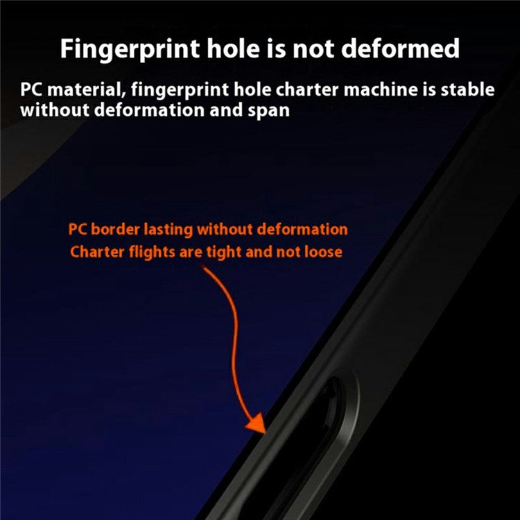 GKK For iPhone 16 Pro Case Textured PU Leather Covered TPU+PC Anti-Fingerprint Phone Cover - Black