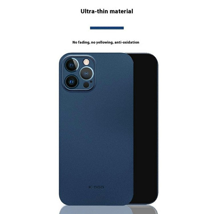 KZDOO Air Skin Series for iPhone 16 Pro Case Frosted Back Ultra Thin PP Phone Cover - Frosted Clear