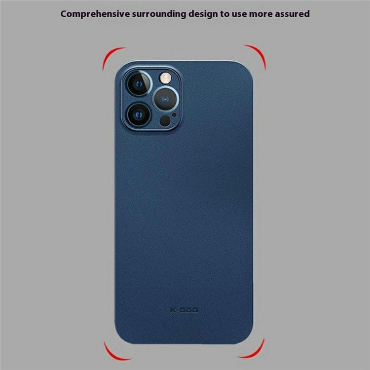 KZDOO Air Skin Series for iPhone 16 Pro Case Frosted Back Ultra Thin PP Phone Cover - Frosted Clear