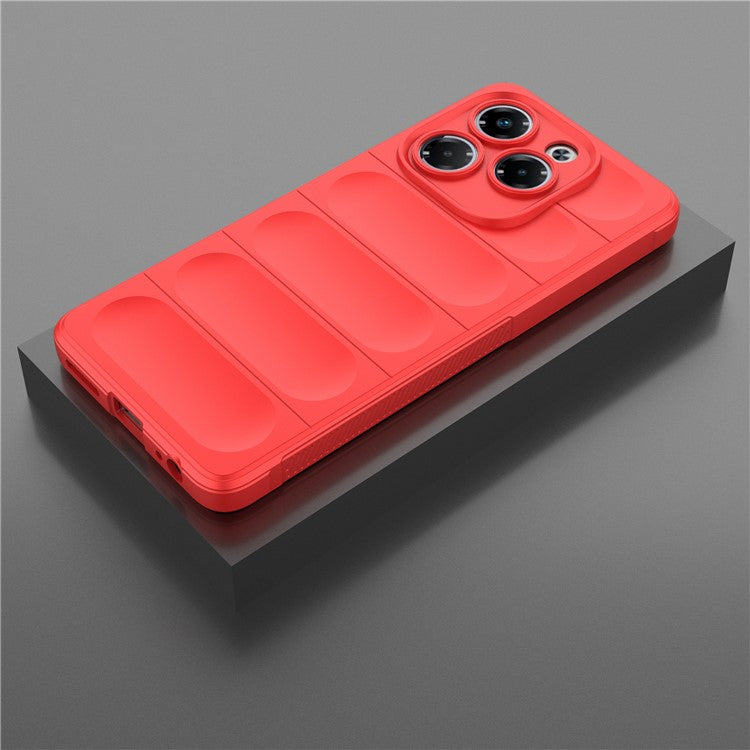 For Infinix Note 40X 5G Case Anti-Drop Soft TPU Rugged Phone Back Cover - Red