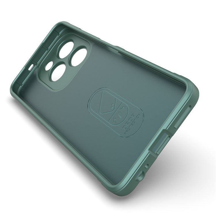 For Infinix Note 40X 5G Case Anti-Drop Soft TPU Rugged Phone Back Cover - Green
