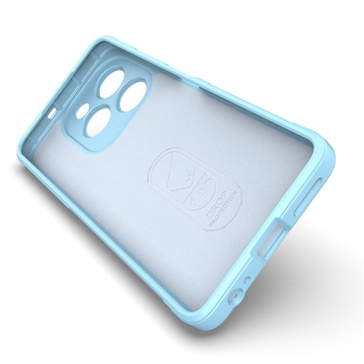 For Infinix Note 40X 5G Case Anti-Drop Soft TPU Rugged Phone Back Cover - Baby Blue