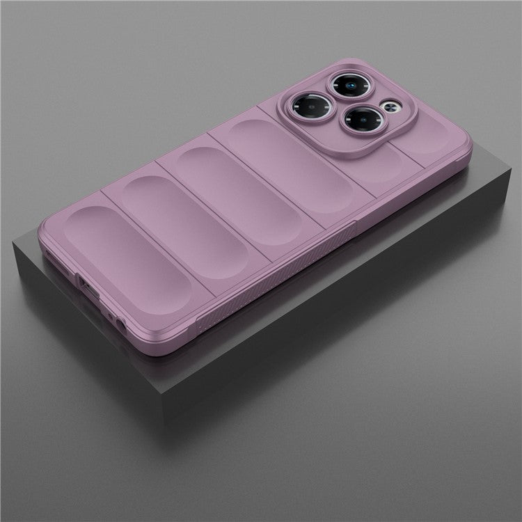 For Infinix Note 40X 5G Case Anti-Drop Soft TPU Rugged Phone Back Cover - Light Purple