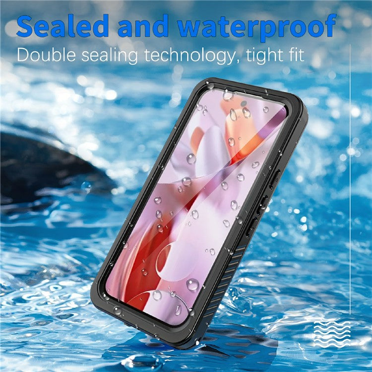 REDPEPPER FS Series For Google Pixel 9 Pro Case IP68 Waterproof Clear Back Panel Phone Cover