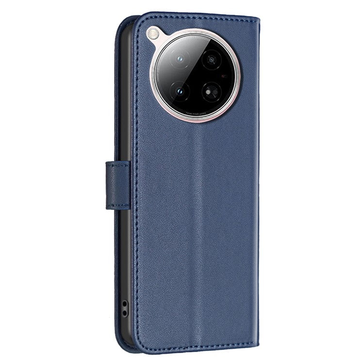 BINFEN COLOR BF17 For Infinix Zero 40 4G Case Wallet Folio Flip Leather Cover - Blue