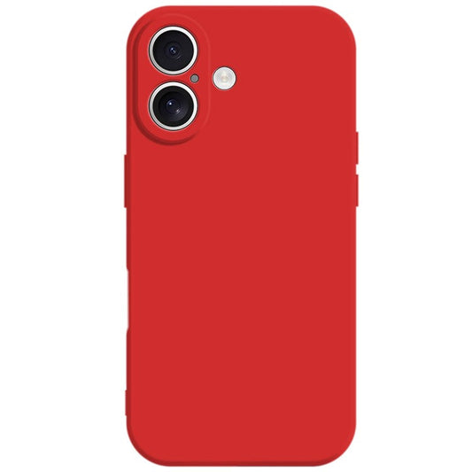 KALEBOL KLB-TPU003 For iPhone 16 Plus Case Anti-Scratch Solid Color TPU Phone Cover - Red