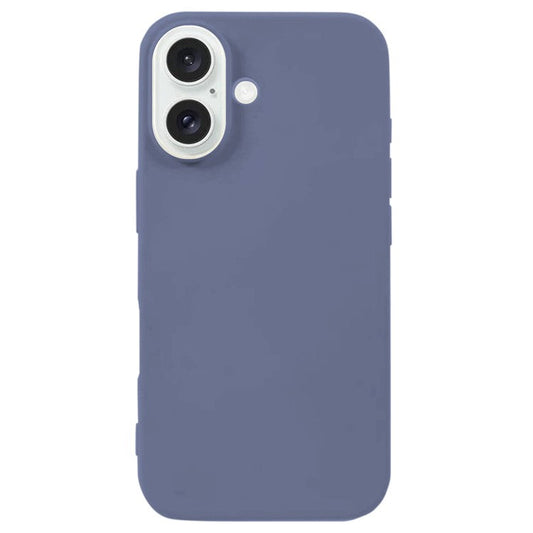KALEBOL KLB-YTGJ001 For iPhone 16 Plus Case Solid Color Liquid Silicone+PC Phone Cover - Lilac Purple