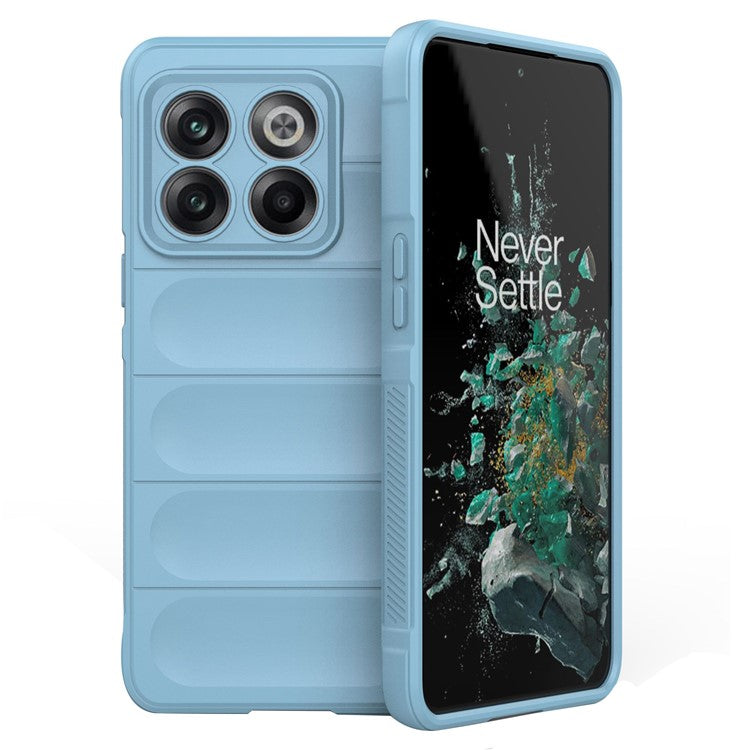 For OnePlus 10T 5G / Ace Pro 5G Shockproof Rugged Design  Phone Case Anti-Scratch Soft TPU Back Cover - Baby Blue