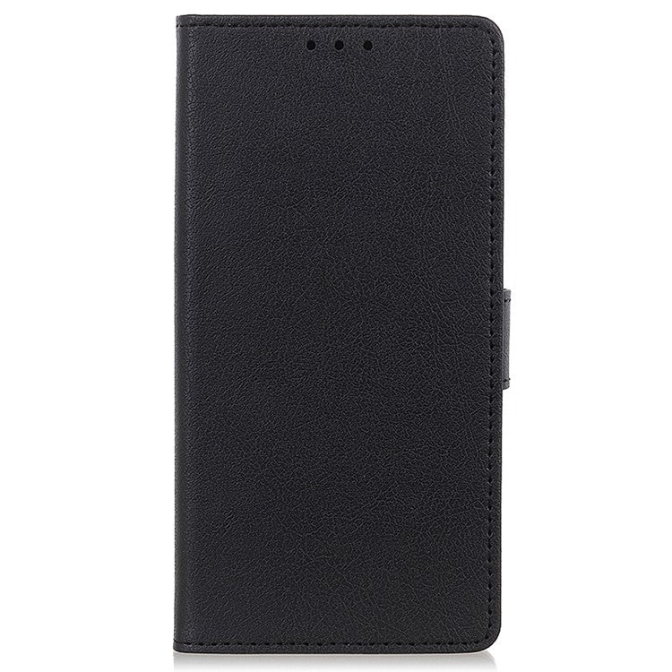 For Xiaomi Poco C75 4G / Redmi 14R 5G / 14C 4G Case PU Leather Stand Wallet Phone Cover - Black