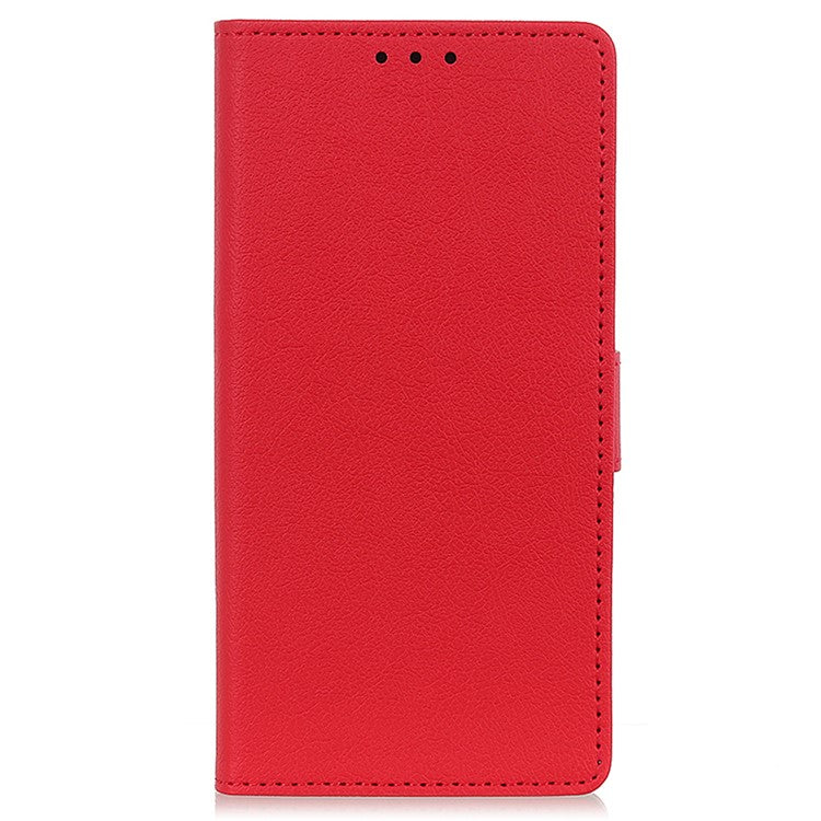 For Xiaomi Redmi 14C 4G Case PU Leather Stand Wallet Phone Cover - Red