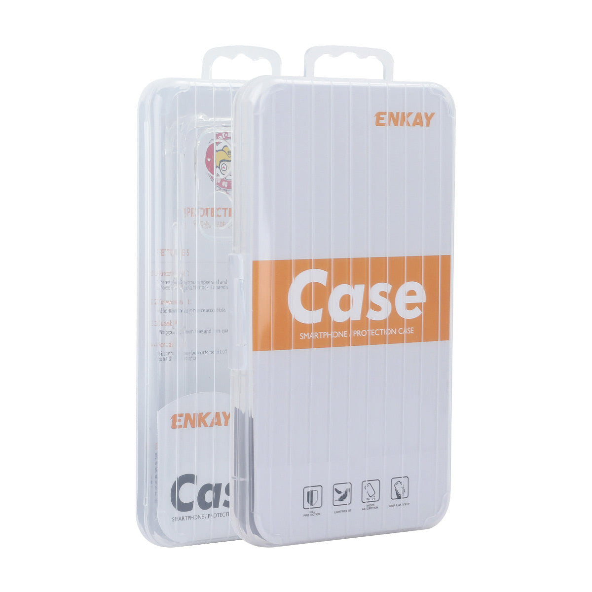 For Samsung Galaxy A16 5G / A16 4G ENKAY HAT PRINCE Case Transparent TPU Drop-Proof Phone Cover - Transparent