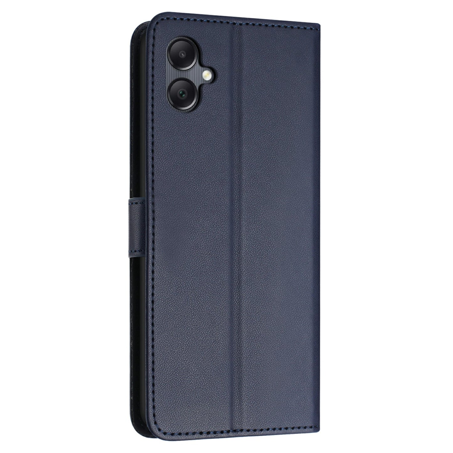 For Samsung Galaxy A06 Wallet Phone Case Leather Stand Cover with Strap - Blue