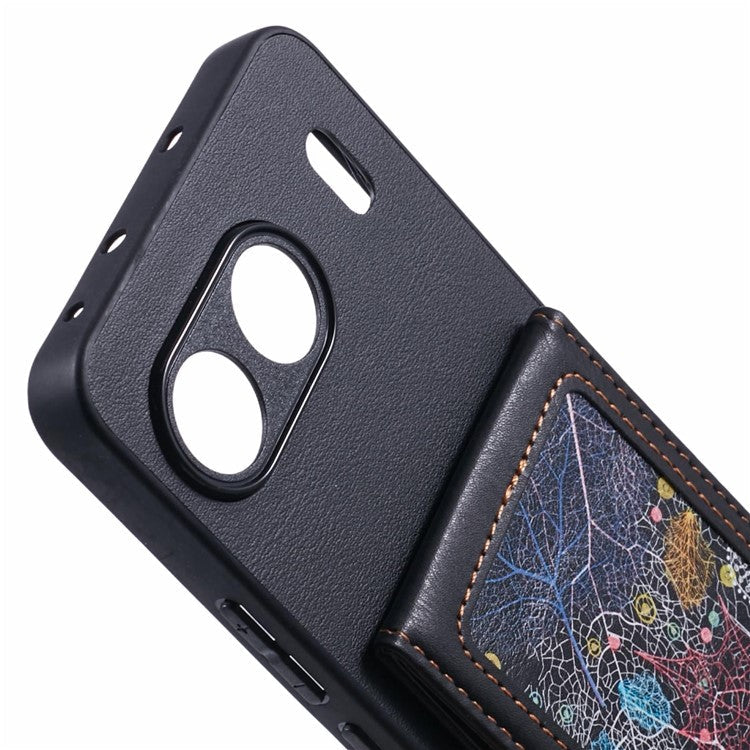 For OnePlus Nord 4 Phone Case with Galaxy Card Bag Kickstand RFID Blocking