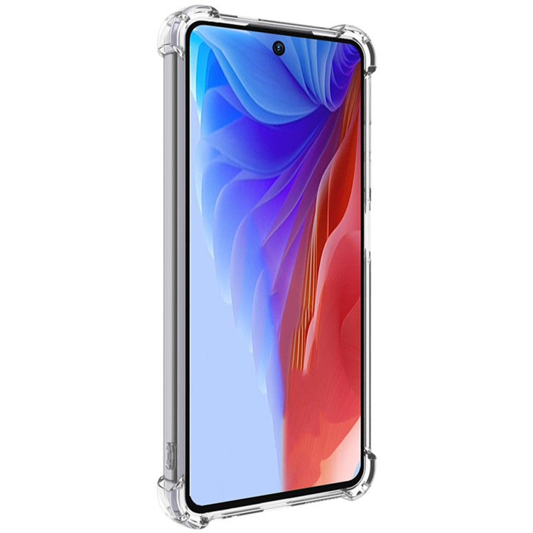 IMAK UX-4 Series Phone Case for Infinix Smart 8 4G  /  Smart 8 Pro 4G X6525B  /  Hot 40i X6528B  /  itel P55 4G Four Corner Shockproof Clear TPU Cover