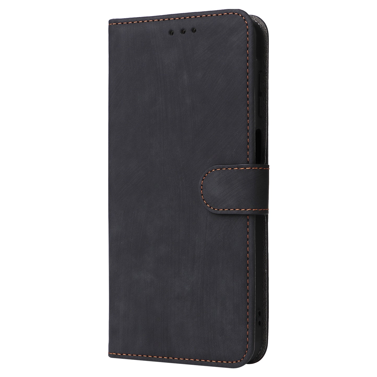 For Samsung Galaxy A16 5G / A16 4G Wallet Case RFID Blocking PU Leather Cover Stand View - Black