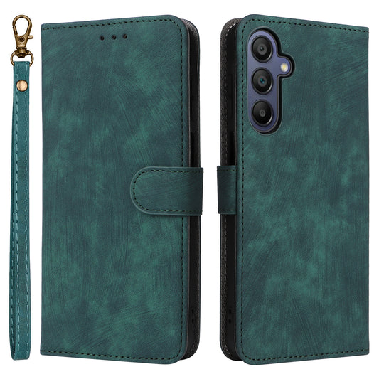 For Samsung Galaxy A16 5G / A16 4G Wallet Case RFID Blocking PU Leather Cover Stand View - Green