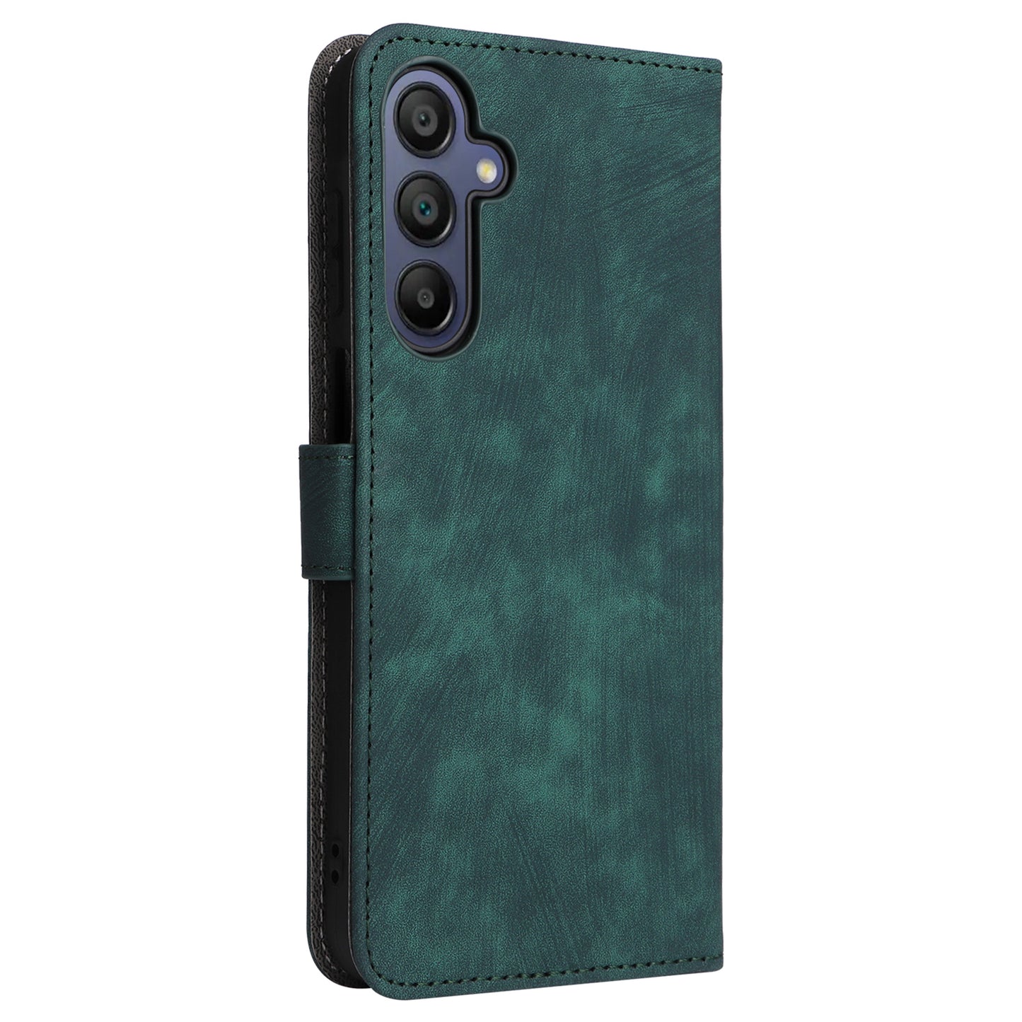 For Samsung Galaxy A16 5G / A16 4G Wallet Case RFID Blocking PU Leather Cover Stand View - Green