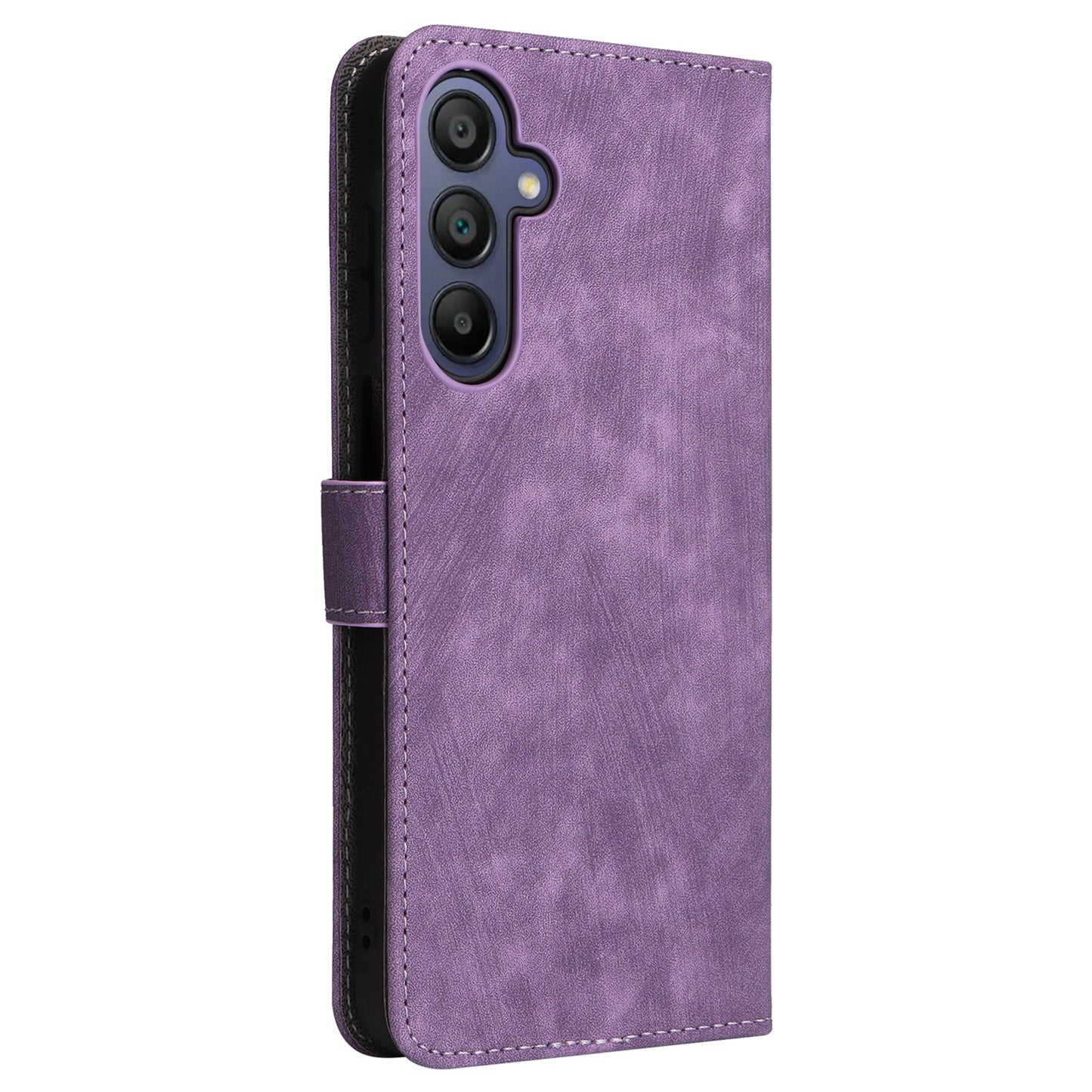 For Samsung Galaxy A16 5G / A16 4G Wallet Case RFID Blocking PU Leather Cover Stand View - Purple