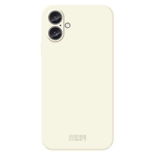 MOFI JK Qin Series For iPhone 16 Plus Case TPU+Acrylic Phone Cover Skin Touch Feeling - Beige
