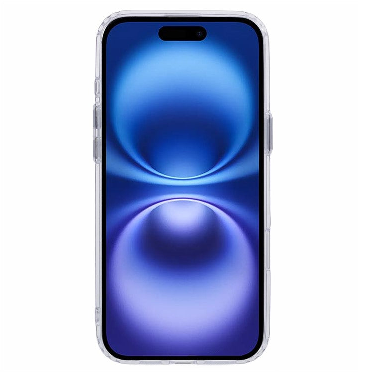 For iPhone 16 Plus Case Electroplated Mirror Surface Acrylic+TPU Phone Cover