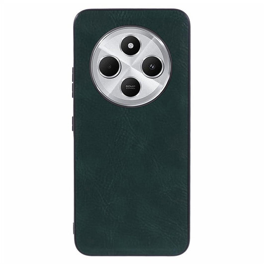 For Xiaomi Poco C75 4G / Redmi 14R 5G / 14C 4G Case Retro Leather Coated PC+TPU Phone Cover - Green