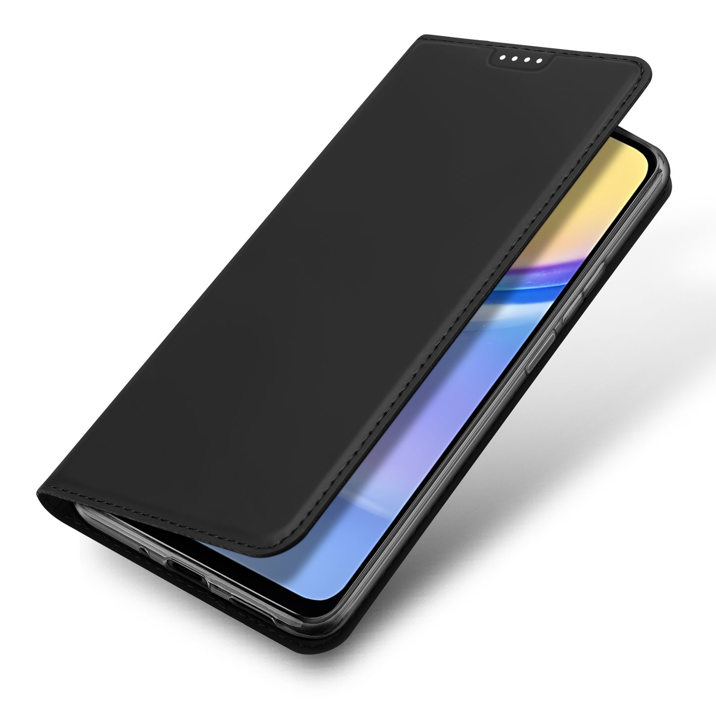 DUX DUCIS Skin Pro Series For Samsung Galaxy A16 5G / A16 4G Case Leather Cover Card Holder - Black