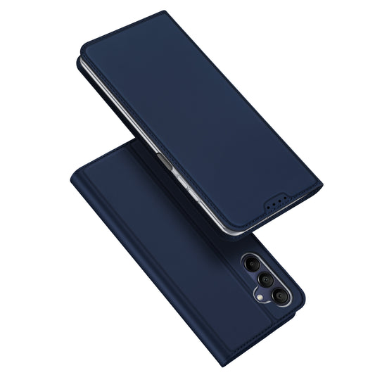 DUX DUCIS Skin Pro Series For Samsung Galaxy A16 5G / A16 4G Case Leather Cover Card Holder - Blue