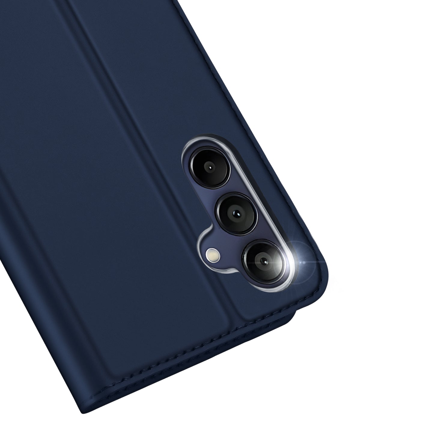 DUX DUCIS Skin Pro Series For Samsung Galaxy A16 5G / A16 4G Case Leather Cover Card Holder - Blue