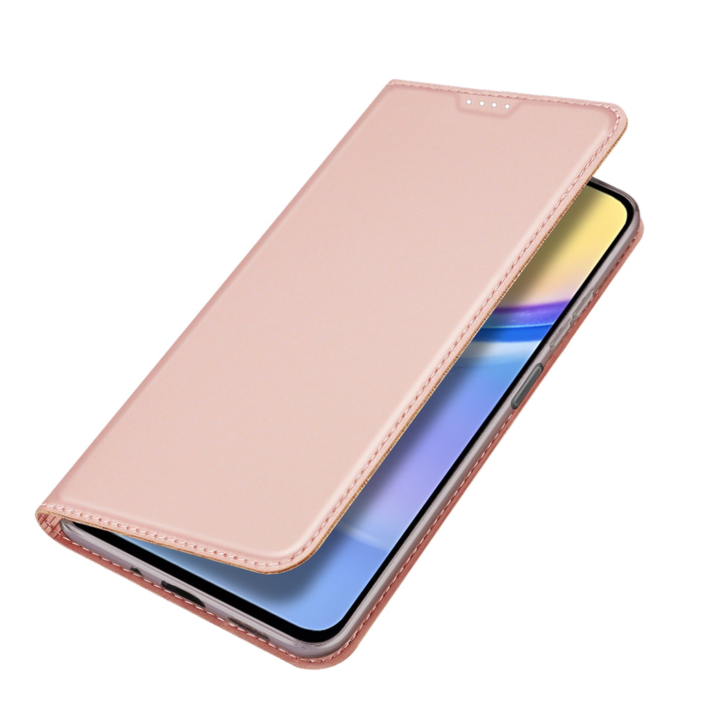 DUX DUCIS Skin Pro Series For Samsung Galaxy A16 5G / A16 4G Case Leather Cover Card Holder - Pink