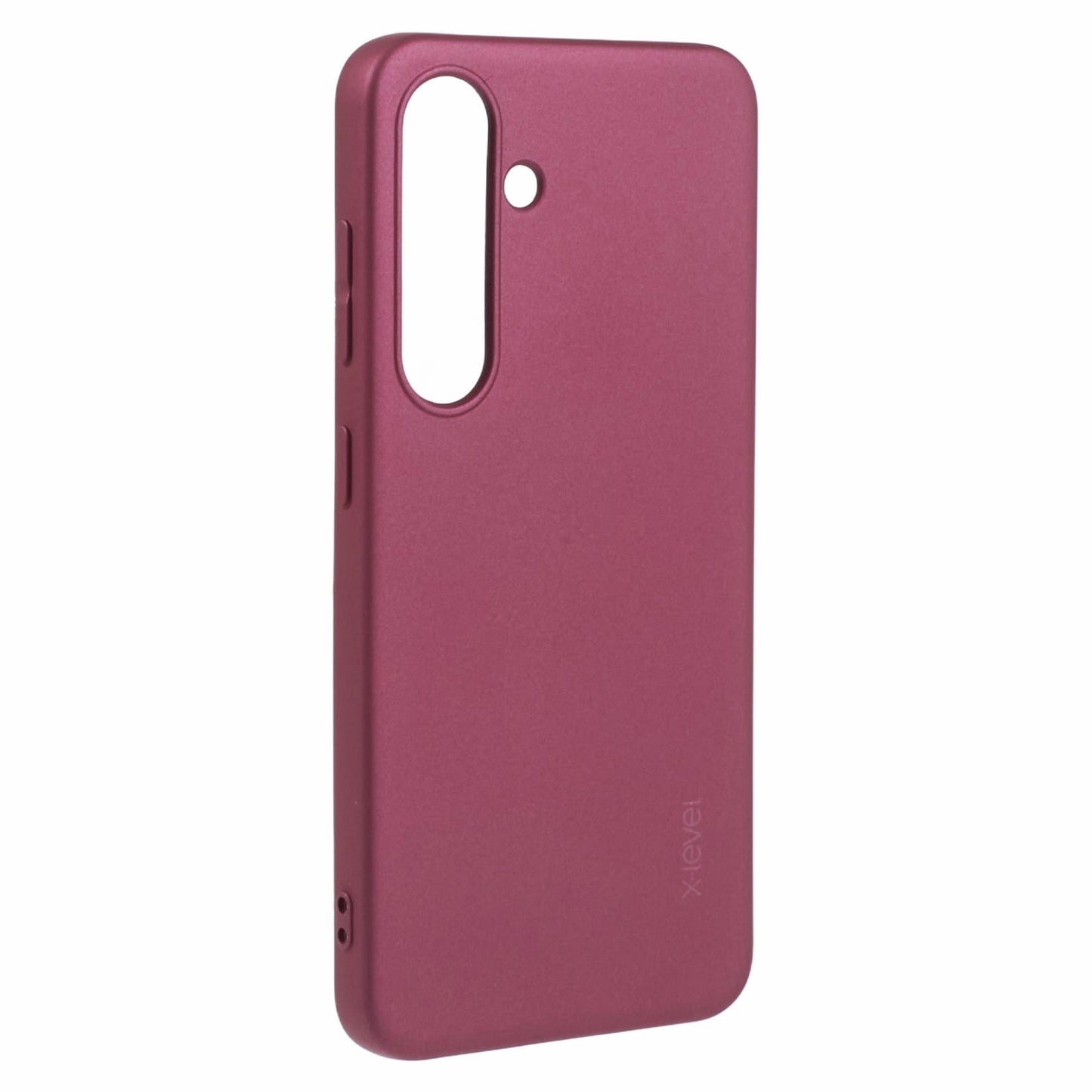 X-LEVEL Guardian Series For Samsung Galaxy A16 5G / A16 4G Case Soft TPU Frosted Protective Phone Cover - Wine Red