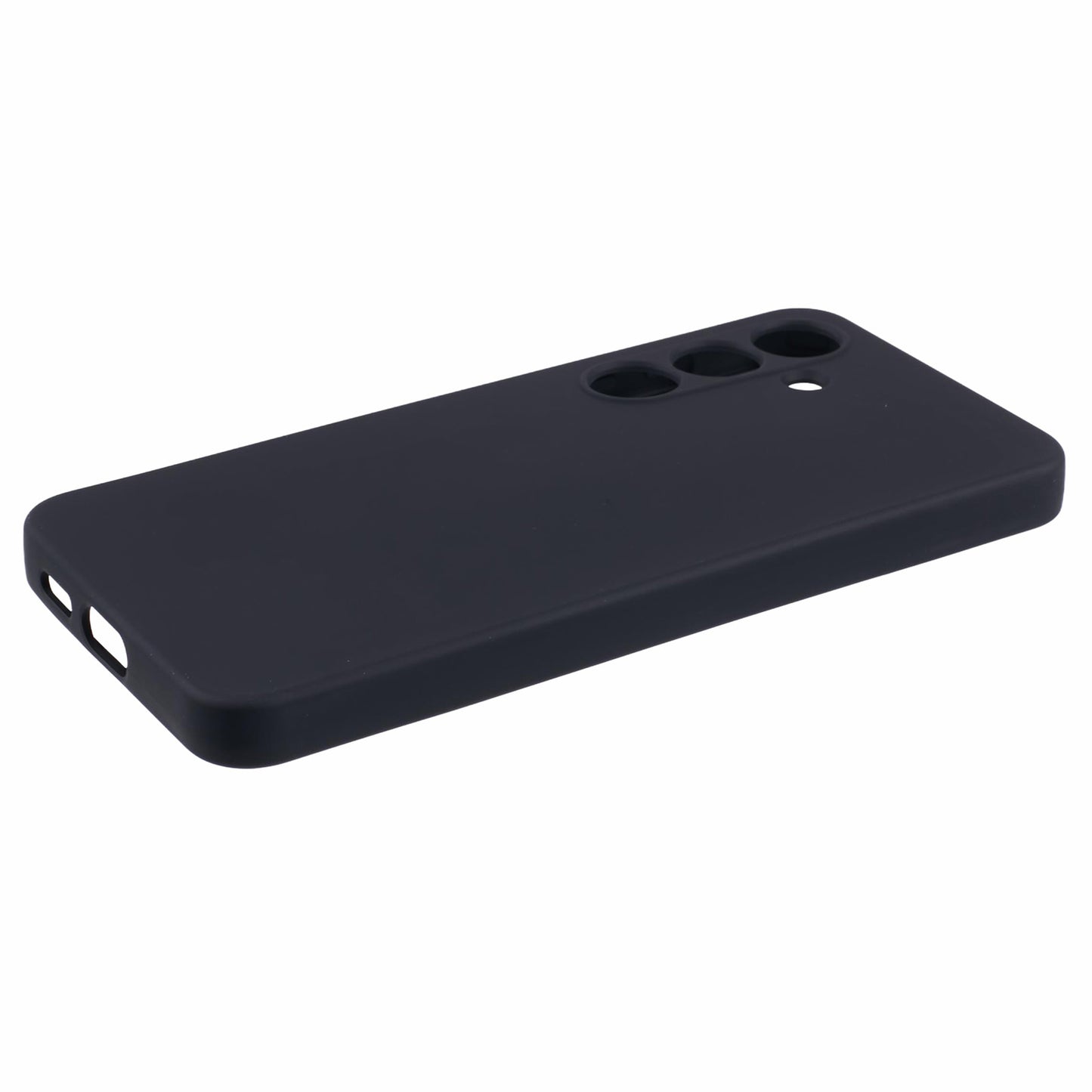 X-LEVEL For Samsung	Galaxy A16 5G / A16 4G Case Soft TPU Anti-Scratch Fiber Lining Phone Cover - Black