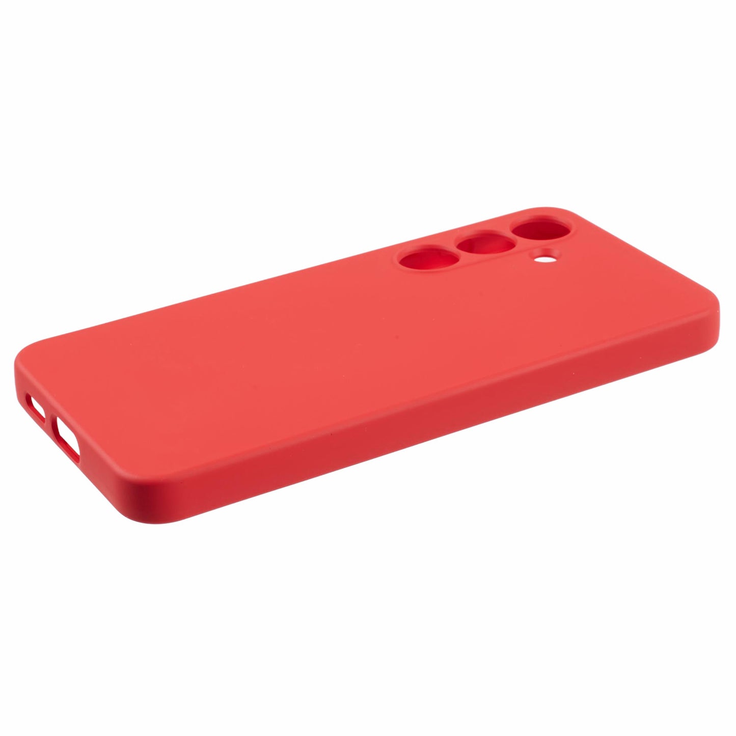 X-LEVEL For Samsung	Galaxy A16 5G / A16 4G Case Soft TPU Anti-Scratch Fiber Lining Phone Cover - Red