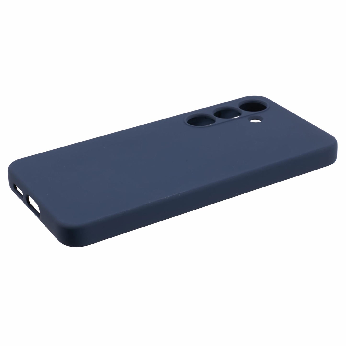 X-LEVEL For Samsung	Galaxy A16 5G / A16 4G Case Soft TPU Anti-Scratch Fiber Lining Phone Cover - Dark Blue