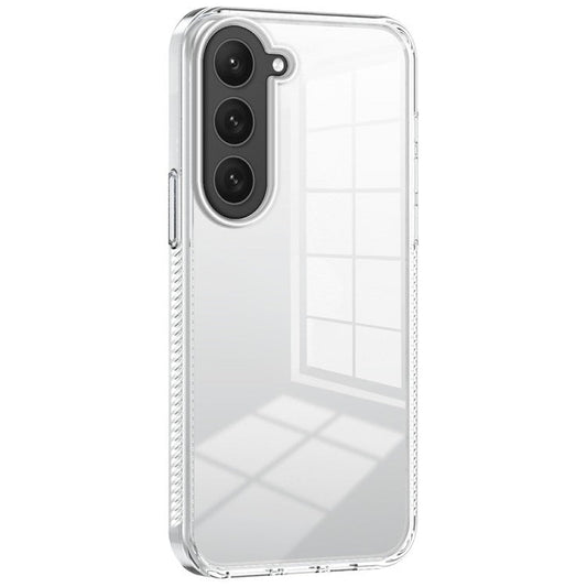 For Samsung Galaxy S23 Clear Phone Case TPU PC Anti-Slip Drop-Proof Back Cover - Transparent