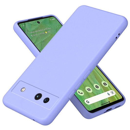 For Google Pixel 7a Case Anti-Scratch TPU Phone Cover 2.2mm Thickness - Purple