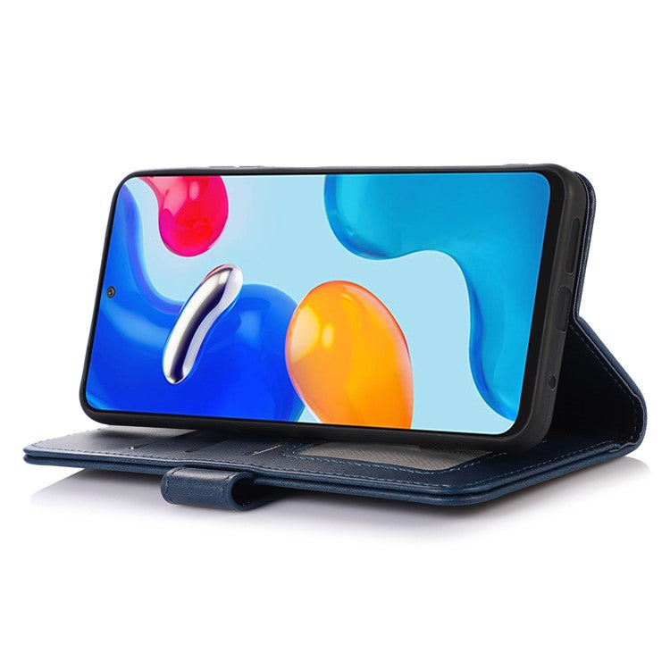 For Motorola Edge 50 Neo 5G / Moto S50 5G / Thinkphone 25 5G Case Cowhide Texture Leather Wallet Phone Cover with Stand - Blue