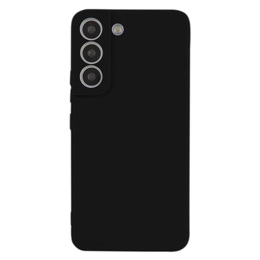 KALEBOL KLB-TPU003 For Samsung Galaxy S22 5G Case Anti-Scratch Solid Color TPU Phone Cover - Black