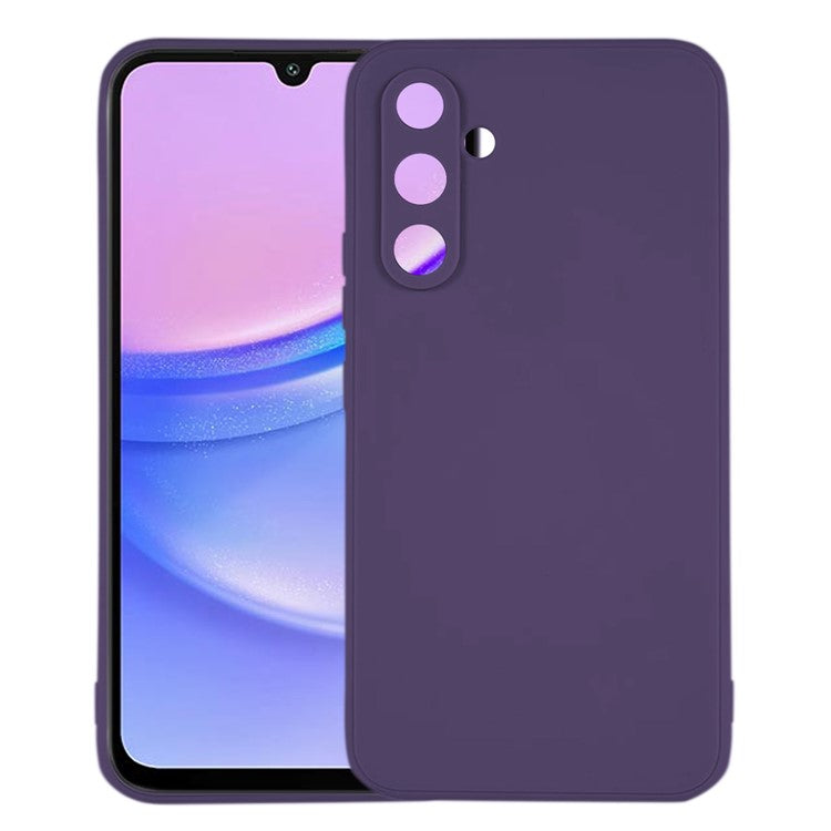 KALEBOL KLB-TPU003 For Samsung Galaxy A13 5G Case Anti-Scratch Solid Color TPU Phone Cover - Dark Purple