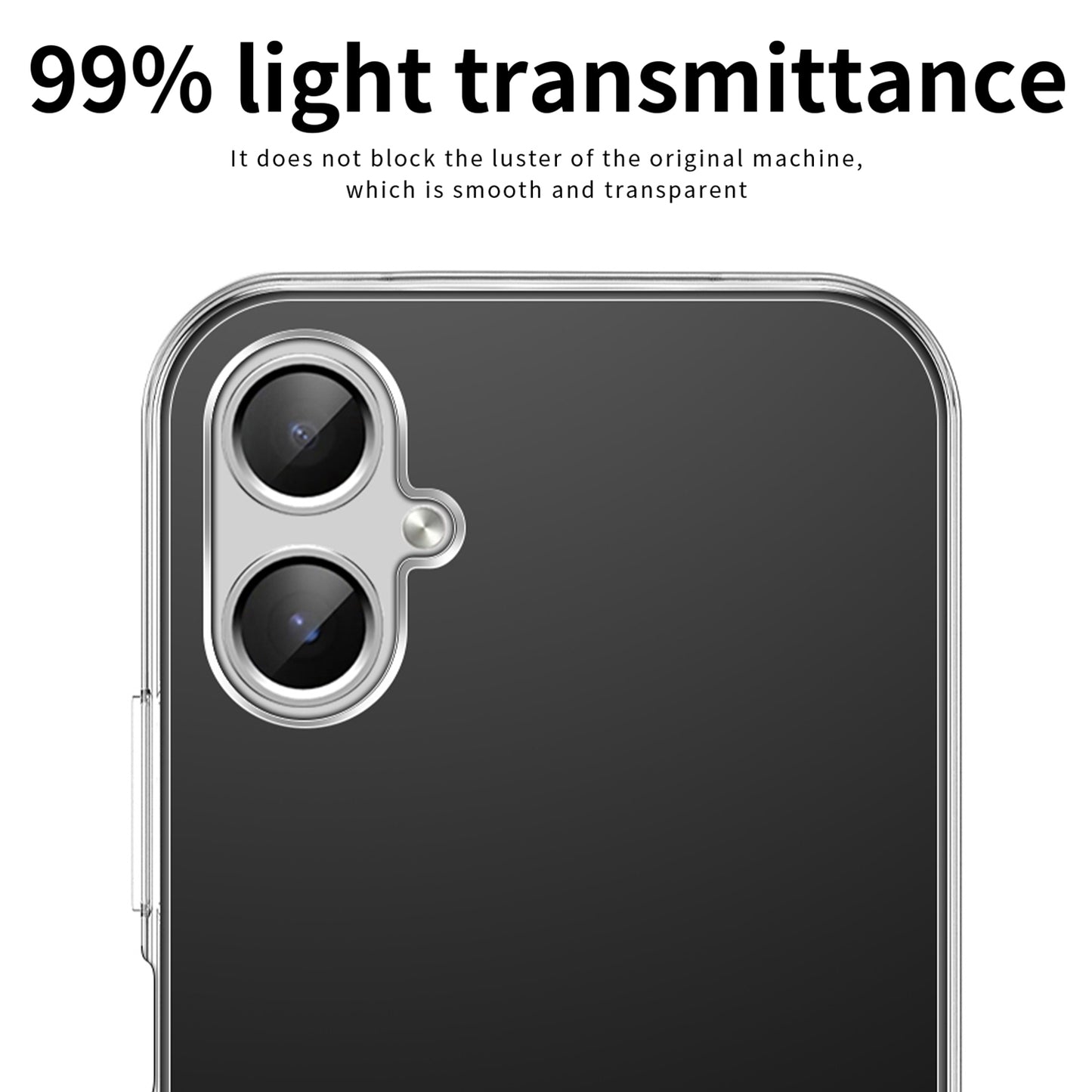 MOFI For Samsung Galaxy A06 Case Anti-Scratch Clear Soft TPU Phone Cover