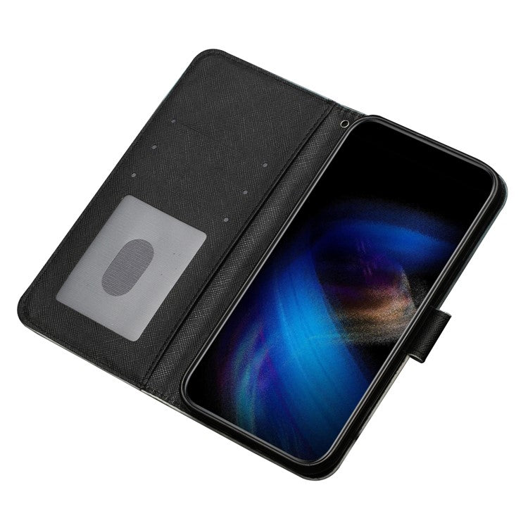 For Xiaomi Poco C75 4G / Redmi 14R 5G / 14C 4G Case 3D Pattern Printed Phone Leather Phone Cover - Leopard