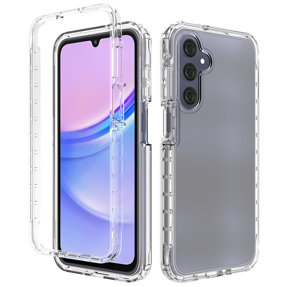 For Samsung Galaxy A16 5G / A16 4G Case TPU+PC 2-in-1 Drop-Proof Clear Phone Cover