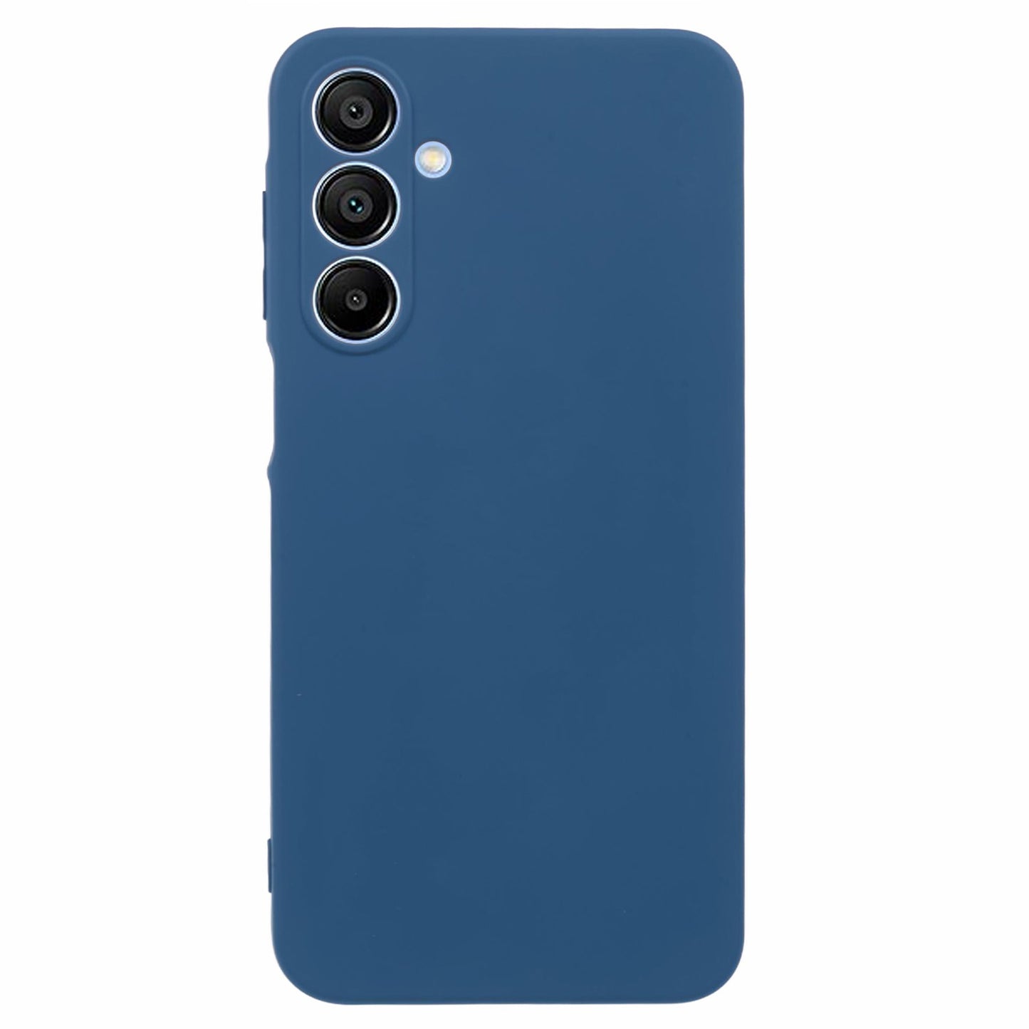 For Samsung Galaxy A16 5G / A16 4G Case TPU Back Soft Anti-Scratch Fiber Lining Phone Cover - Sapphire