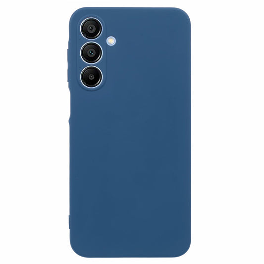 For Samsung Galaxy A16 5G / A16 4G Case TPU Back Soft Anti-Scratch Fiber Lining Phone Cover - Sapphire