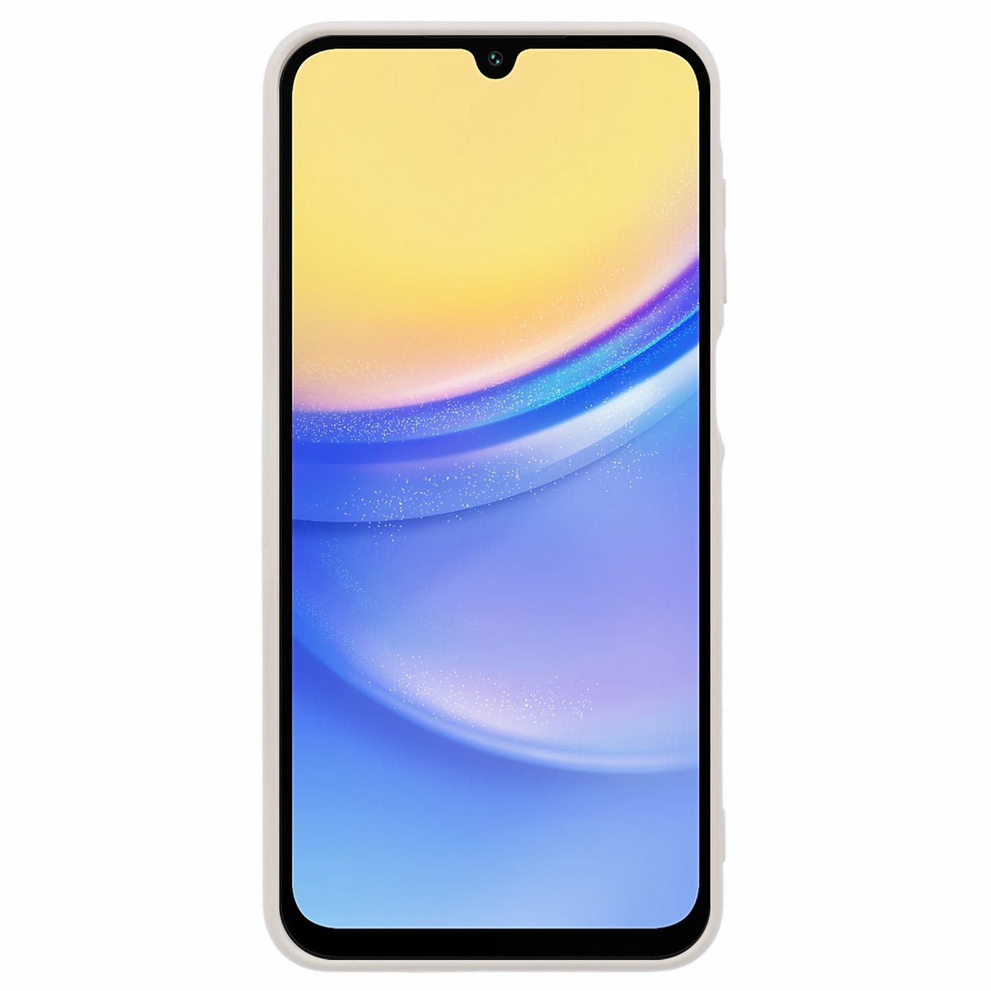 For Samsung Galaxy A16 5G / A16 4G Case TPU Back Soft Anti-Scratch Fiber Lining Phone Cover - White
