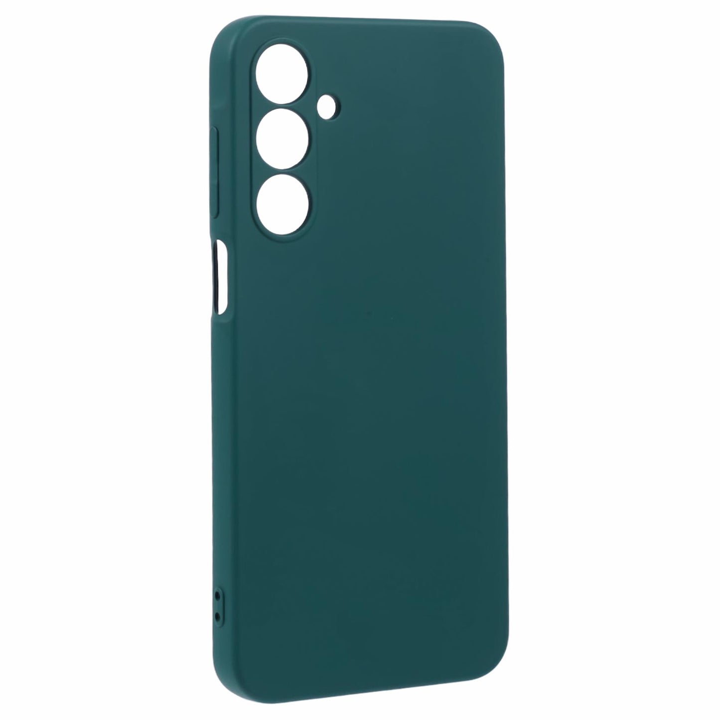 For Samsung Galaxy A16 5G / A16 4G Case TPU Back Soft Anti-Scratch Fiber Lining Phone Cover - Army Green